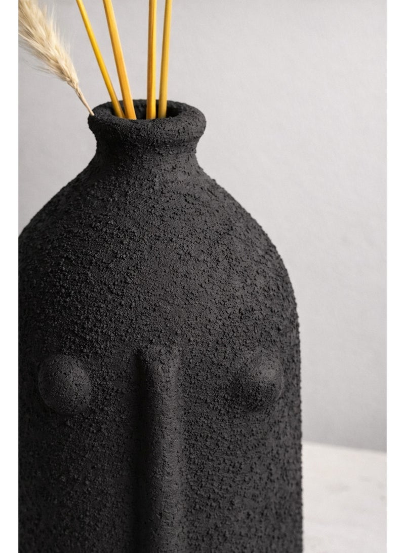 كلوك مزهرية ألفيو السوداء  (تشمل نبات مجفف) - Image 4